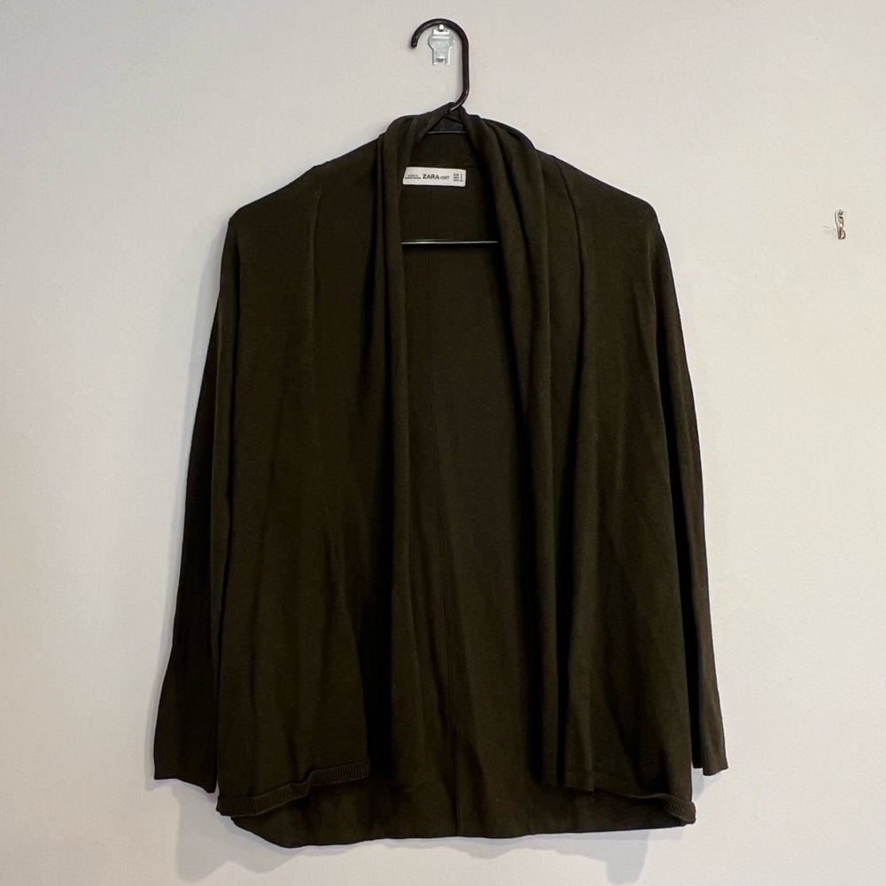 Zara | Cardigan | US S | Dark green